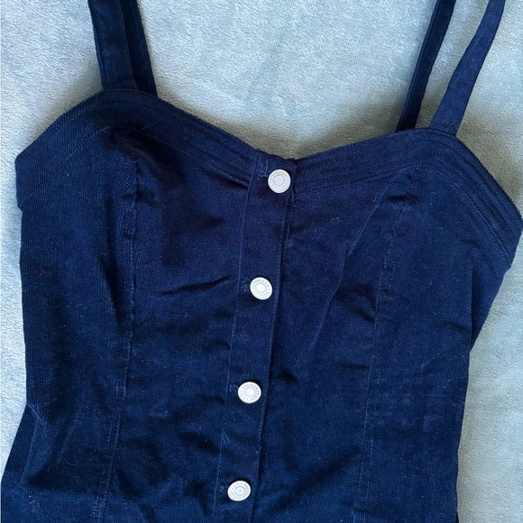 NWT Pacsun Corduroy Button Up Mini Dress - Picture 7 of 9